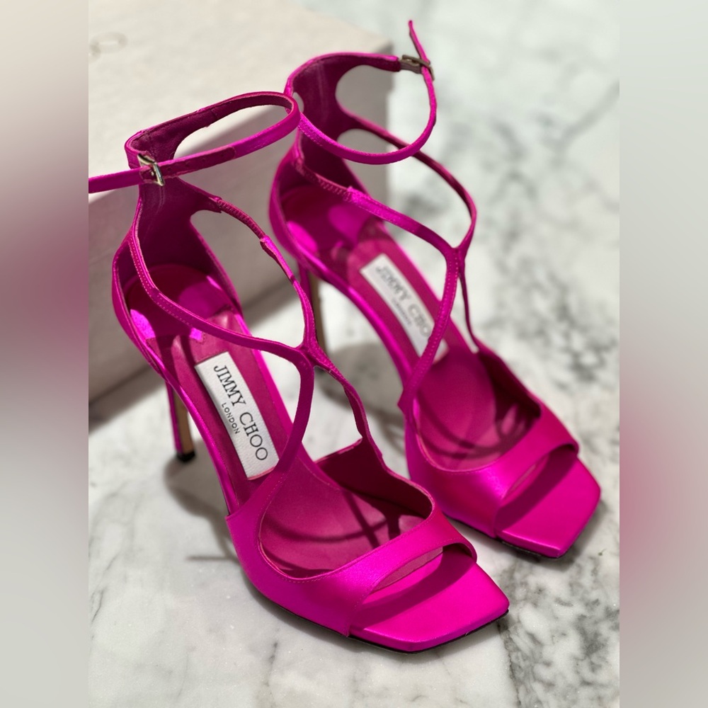 Jimmy Choo AZIA sandal fuchsia  size 35.5